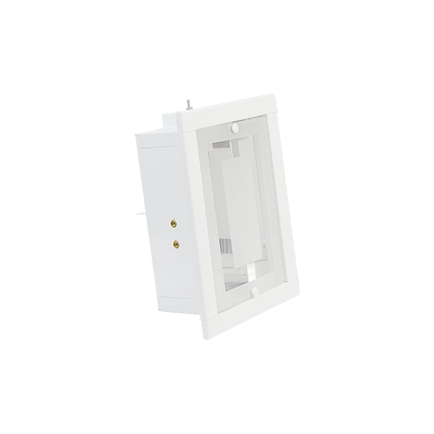 Plafon Embutir Aco Vidro Branco