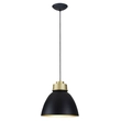 Pendente Aluminio 25cm New Industrial - PRETO