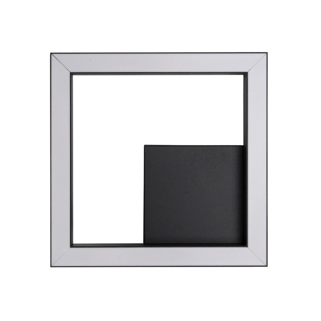 Plafon Led Sobrepor Quadrado 25,2w Luz Amarela Fit