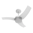 Ventilador De Teto Termoplástico Metal Branco 127v Wave